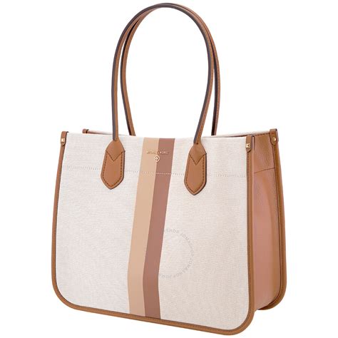 Heidi Large Stripe Canvas Tote Bag 